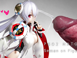 Cumshot pso2, matoi, semen on figurine,...