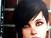 Cum Tribute - Moira Burton (Resident Evil Revelations 2)
