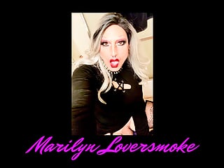 Sexy Beautiful American Smoking Fetish Goddess Marilyn Loversmoke Tease
