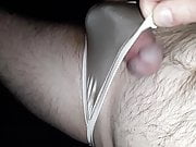 Pre cumming with my pantie 