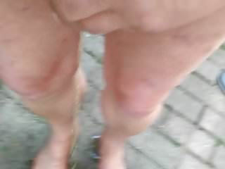 Feet, Outdoor, Pissing, Fun