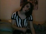 Sweet tranny shows on cam
