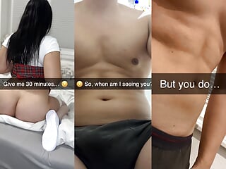 A Snapchat story about how a mature wife cheats on her husband with someone new.