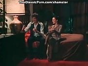 John Holmes, Chris Cassidy, Paula Wain in vintage porn clip