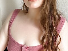 Showing off my pretty little titties