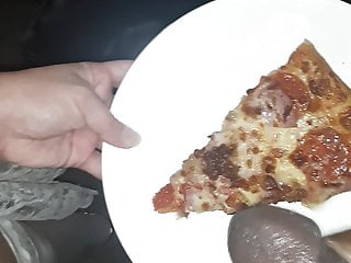 Pizza, Big Tits, Eating, Tits Tits Tits
