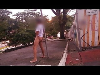 naked dawn on the street Latina Twerking Naked