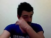 Very handsome turkish dude cumming