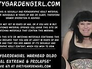 Dirtygardengirl – warhead dildo anal extreme & prolapse