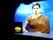 SHANTHI RAMESH :: JAYA TV NEWS READER CUMSHOT
