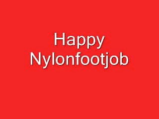 Nylonfootjob