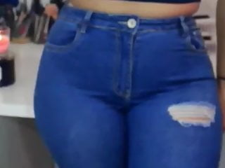 Bbw Jeans Latina Morena...