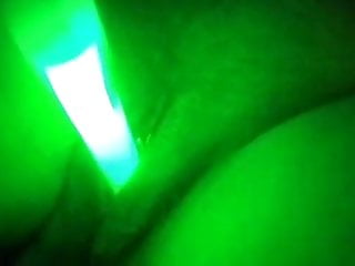 Green light dildo play...