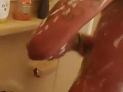 Washing A Big Dick 