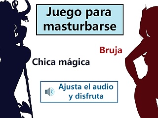 Patreon vid: JOI EN ESPANOL. Elige un camino, Chica magica VS Bruja.