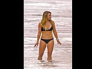 Hilary Duff - Bikini on the beach in Malibu