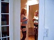 Jeannet Fuentes in front of mirror