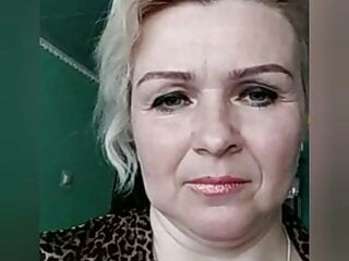 Russian woman undresses in front camera...
