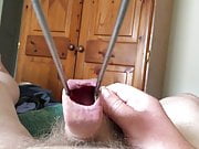 Saturday foreskin session - barbecue tongs 