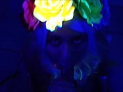 BJ under blacklight