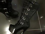 Cum On GF Kinky Black Boots