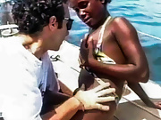 Black Bikini Babe Public Interracial Banging On A Boat And B