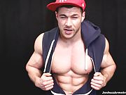 Muscle Cock and Sneakers Horny Wank Fetish