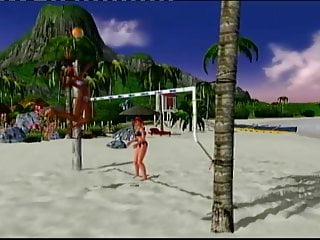 Play a, Beachvolleyball, Beach, Bikini