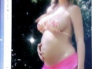 Tribute to busty pregnant beauty