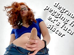 humiliating punishment pegging by your ex's futa sister for sniffing panties - full vid on Manyvids! veggiebabyy