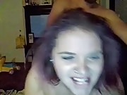 chubby slut like cum on her face