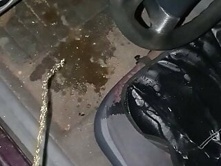 Another lovely piss in my car...