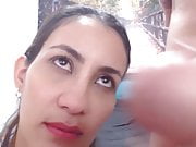 Dreamy Colombian Girlfriend Gets Cum Shot On Her Mouth
