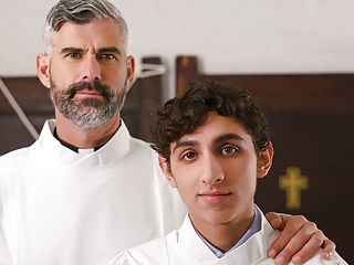 Hot Priest Sex With Catholic Altar Boy While Training