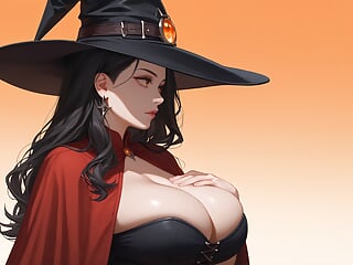 Ruby The Red Witch Likes It Rough - AI Porn