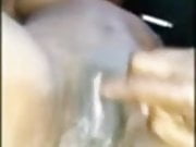 black chick squirt....IPhone vid