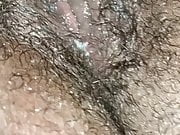 hairy wet black pussy ready for white cock