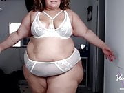 Fat Latina Booty & Ass Bra & Panty Try On