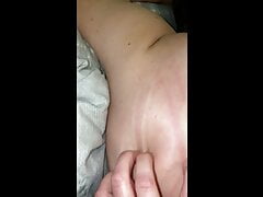 Scratching with natural nails back