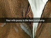 Your cheating wife’s pussy is the best cum dump for strangers!