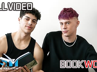 NastyTwinks – BookWorm – Harley Xavier Wants Friends Over and Needs to Convince Step Bro Jordan Haze to Let Him.  Raw Fuck Time