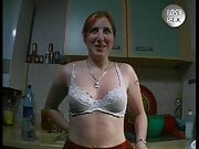 German Redhead Housewife shows her Blowjob Skills