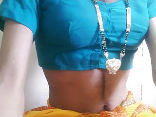 Desi crossdresser mohini indian boy in saree blouse pov webcam 