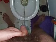 My dirty cock peeing