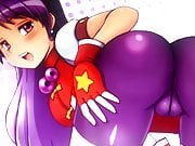 Cum Tribute - Athena Booty Shorts (King of Fighters '98)