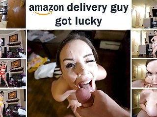 Delivery Guy, Cheating, Titjob, Try on Haul