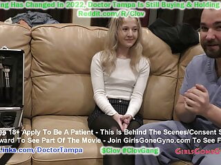 Stacy Shepards 1st Gyno Exam EVER Caught On Hidden Camera By Doctor Tampa For You To Jerk Off To At GirlsGoneGynoCom!
