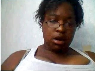 Ebony shows on webcam...