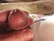 Stroking with precum