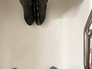 Pee And My Gf Leather Boots...